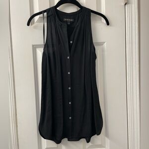 Banana Republic Small Petite racerback buttondown blouse